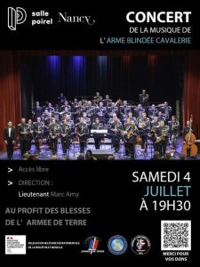 Concert caritatif au profit des blessés de l'armée de terre 
